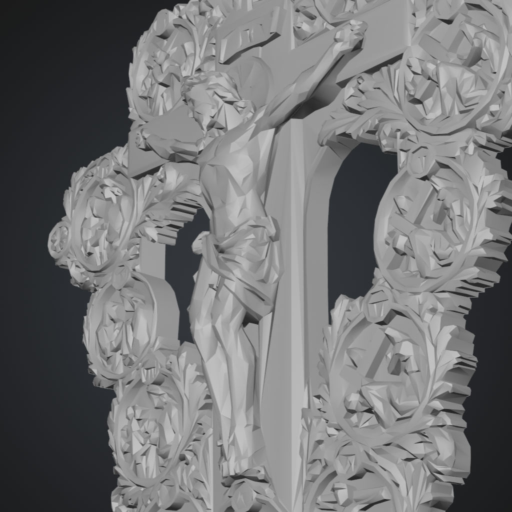 Angular Stations Of The Cross CNC STL file preview 3