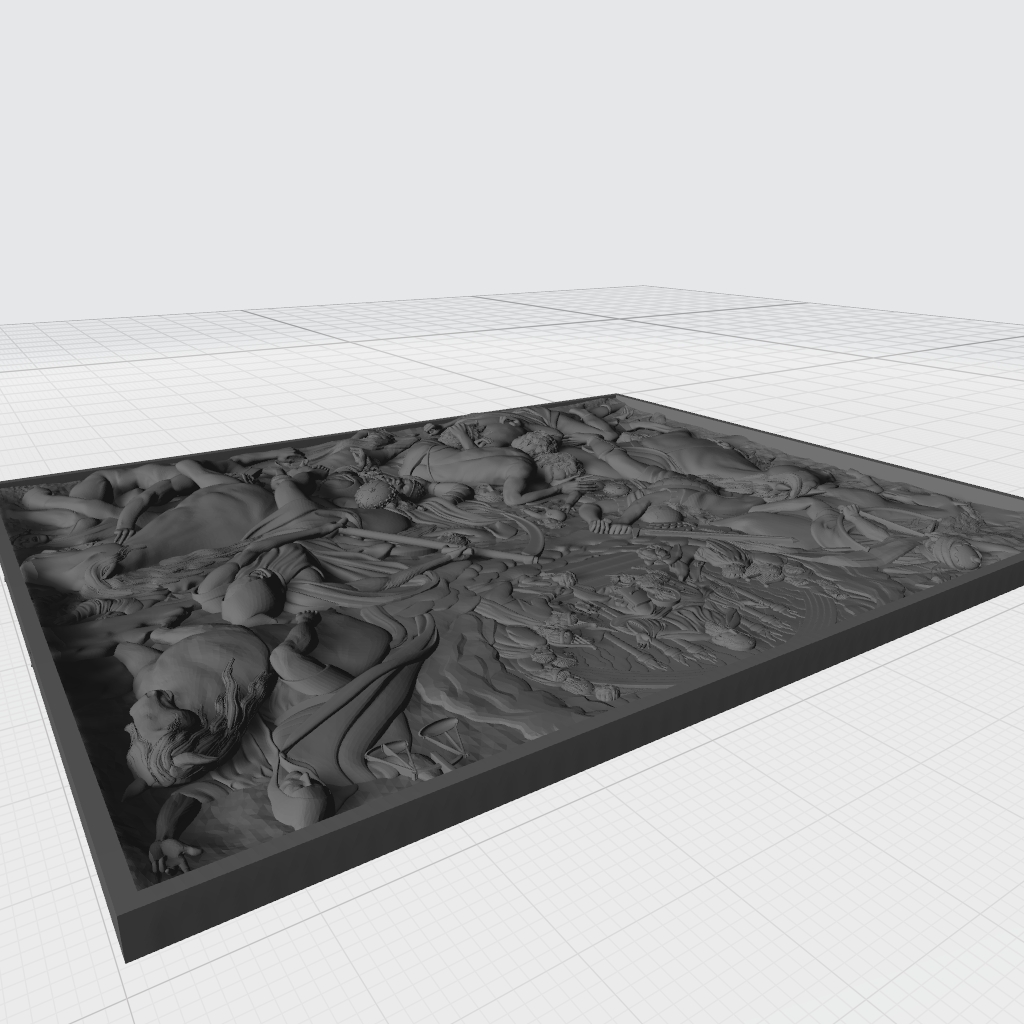 Biblical Bible Story Apocalypse Horsemen CNC STL file preview 3