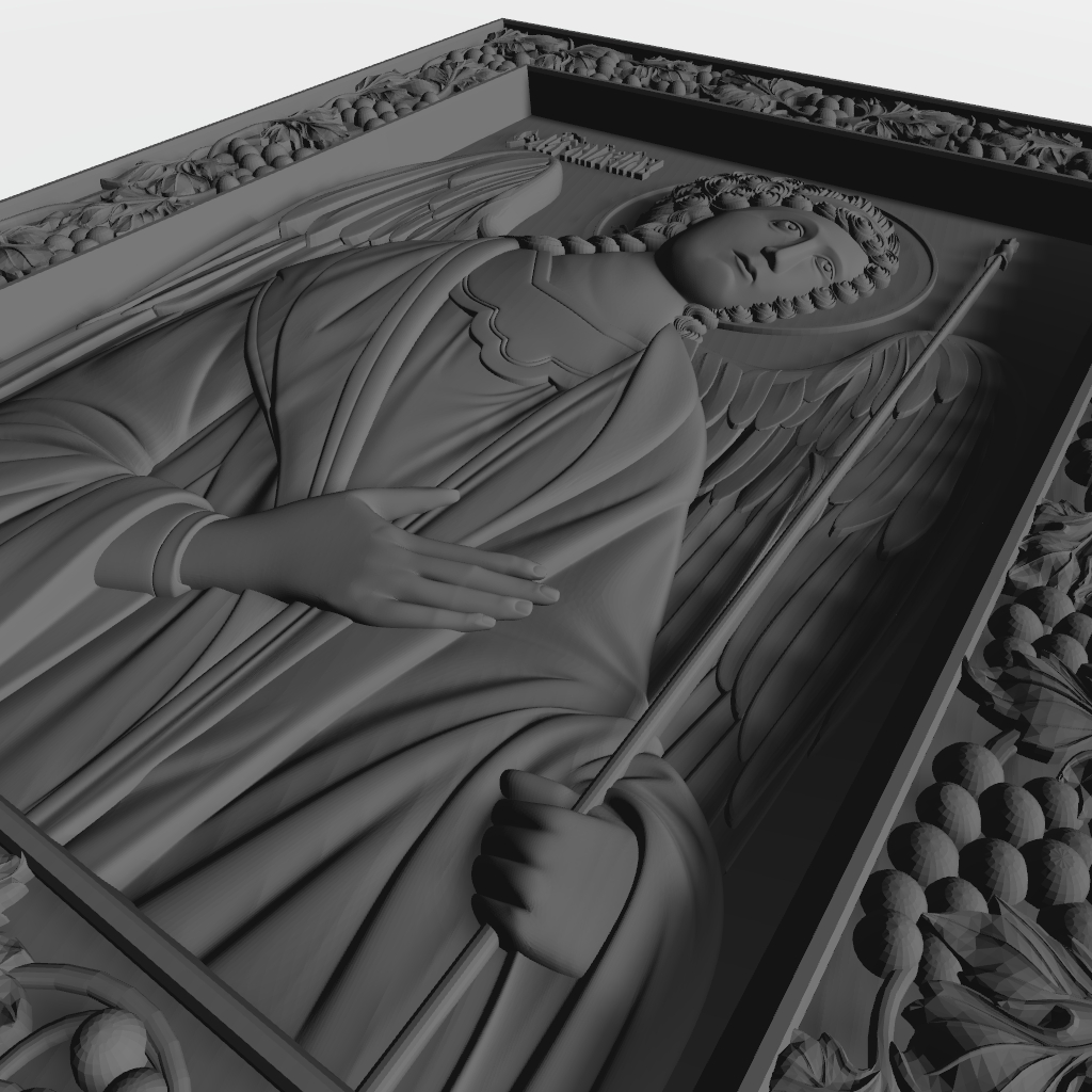 Arch Angel CNC Model CNC STL file preview 2