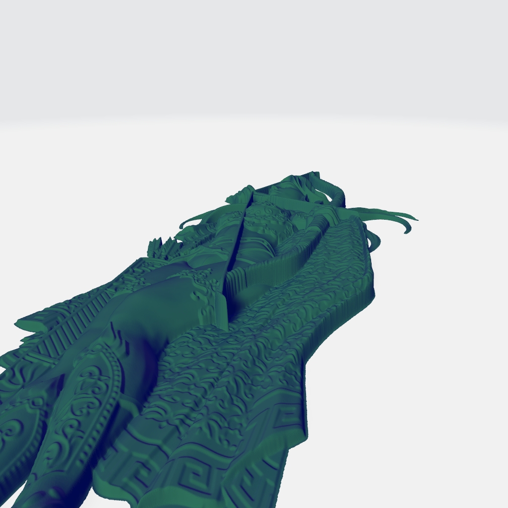 Archer Girl Lady Warrior Princess CNC STL file preview 2