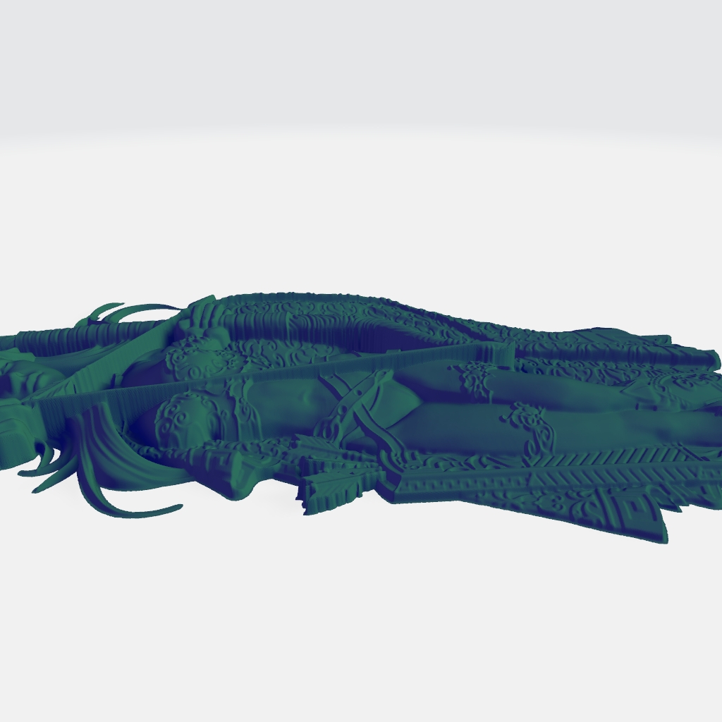 Archer Girl Lady Warrior Princess CNC STL file preview 3