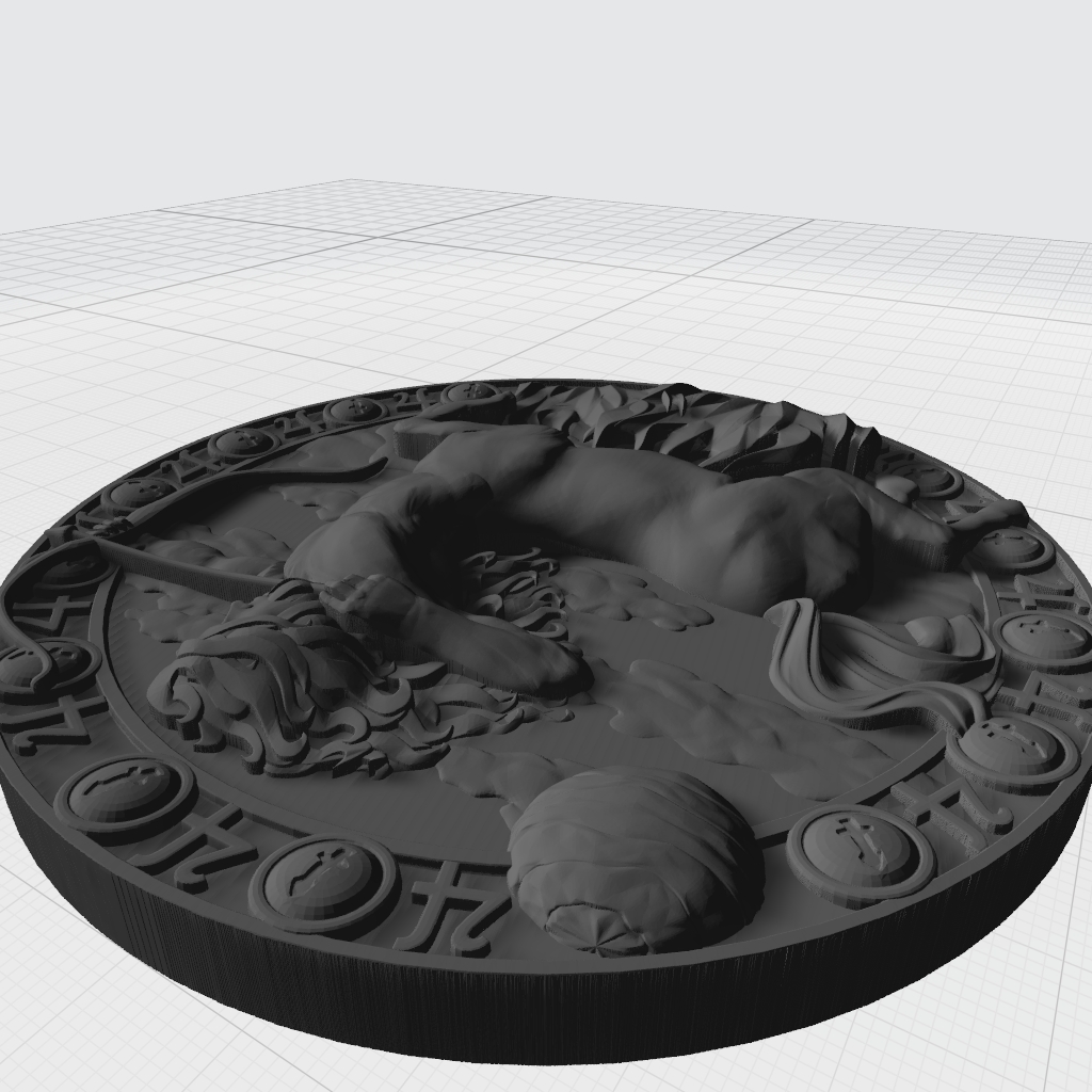Astrology Sagittarius CNC STL Model 11 CNC STL file preview 4