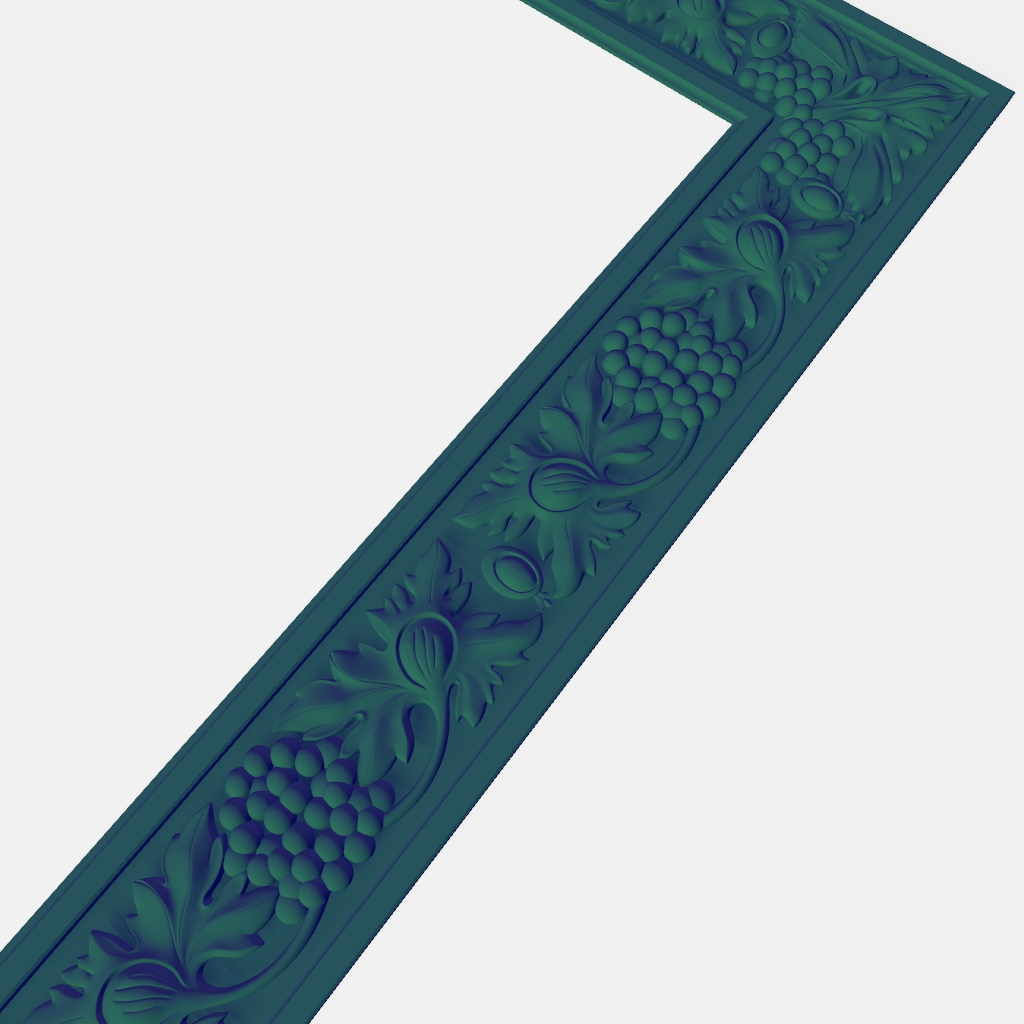 Beautiful Frame CNC STL file preview 4