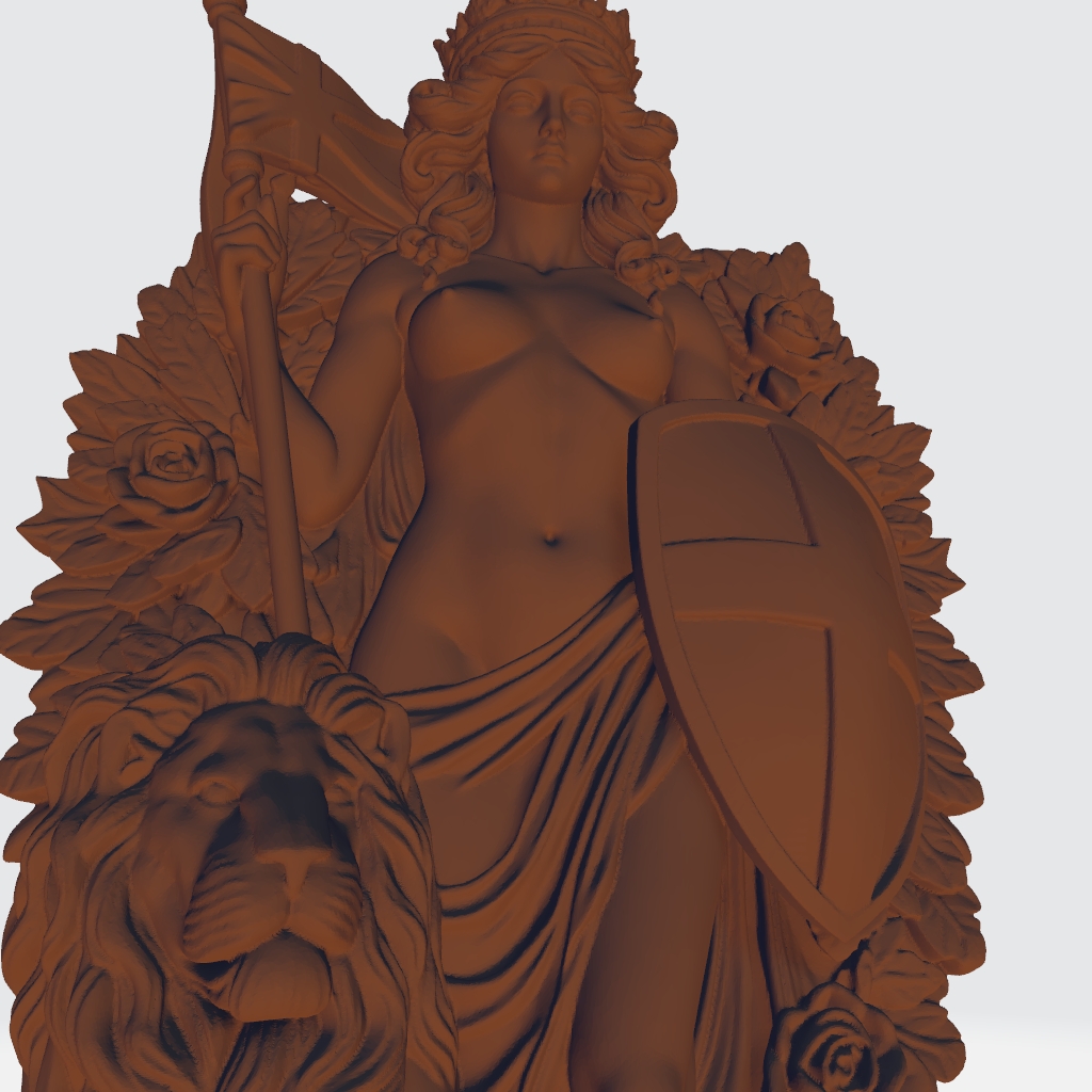 Britannia CNC STL file preview 2