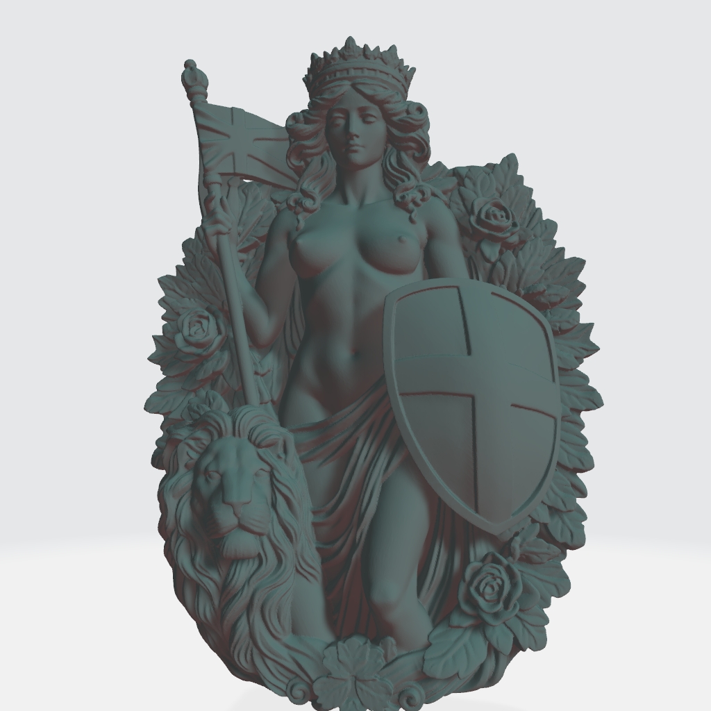 Britannia CNC STL file preview 4
