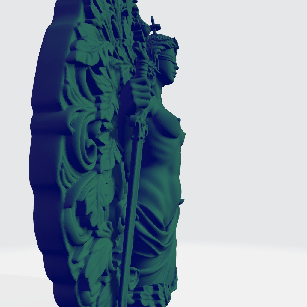 British Justice Nude CNC STL file preview 4