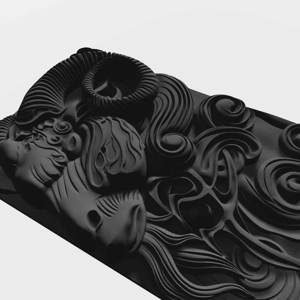 Celtic Goat CNC STL file preview 4