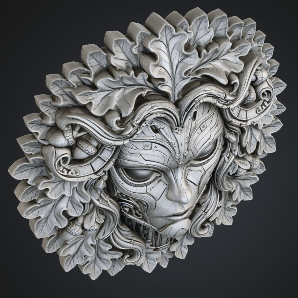 Chimp Features CNC STL file preview 2
