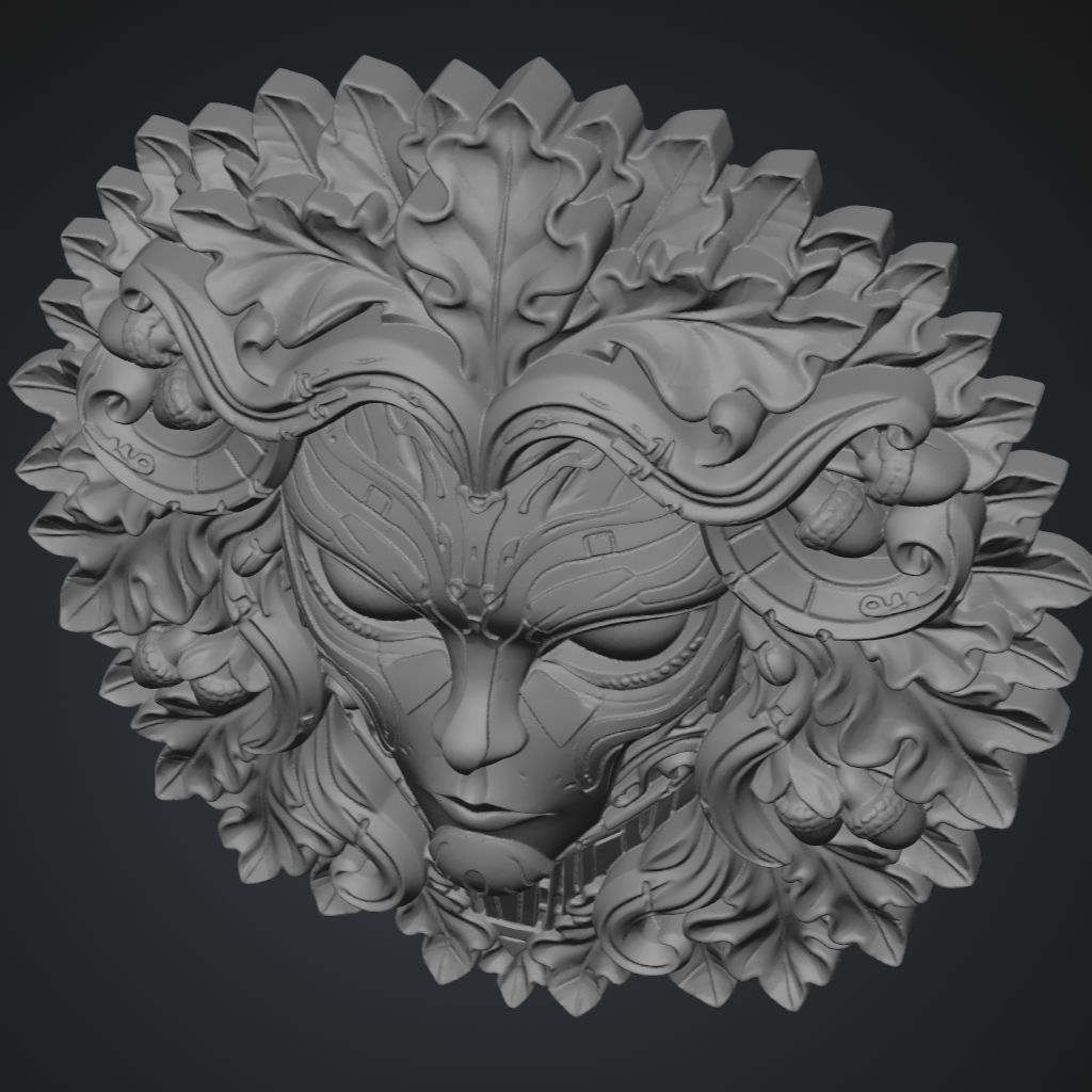Chimp Features CNC STL file preview 3