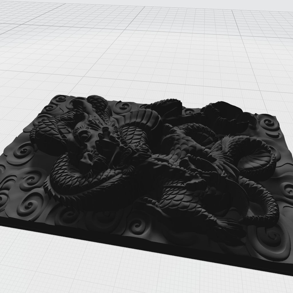 China Dragon CNC STL file preview 3