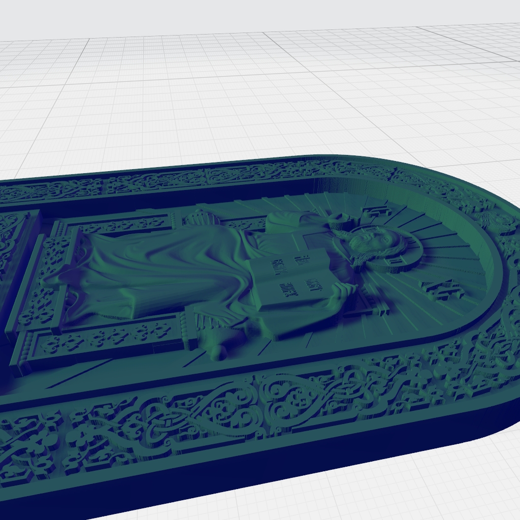 Christ Throne Savior Orthodox Religious CNC STL Model CNC STL file preview 3