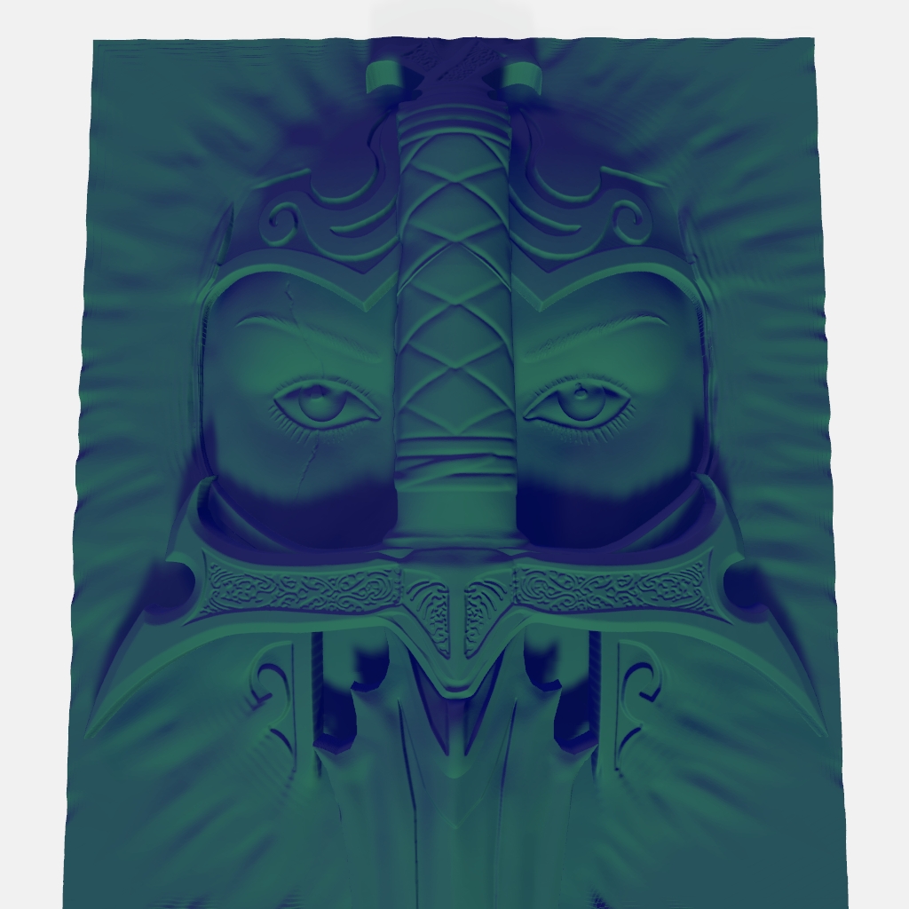 Crusader Christ Cross CNC STL file preview
