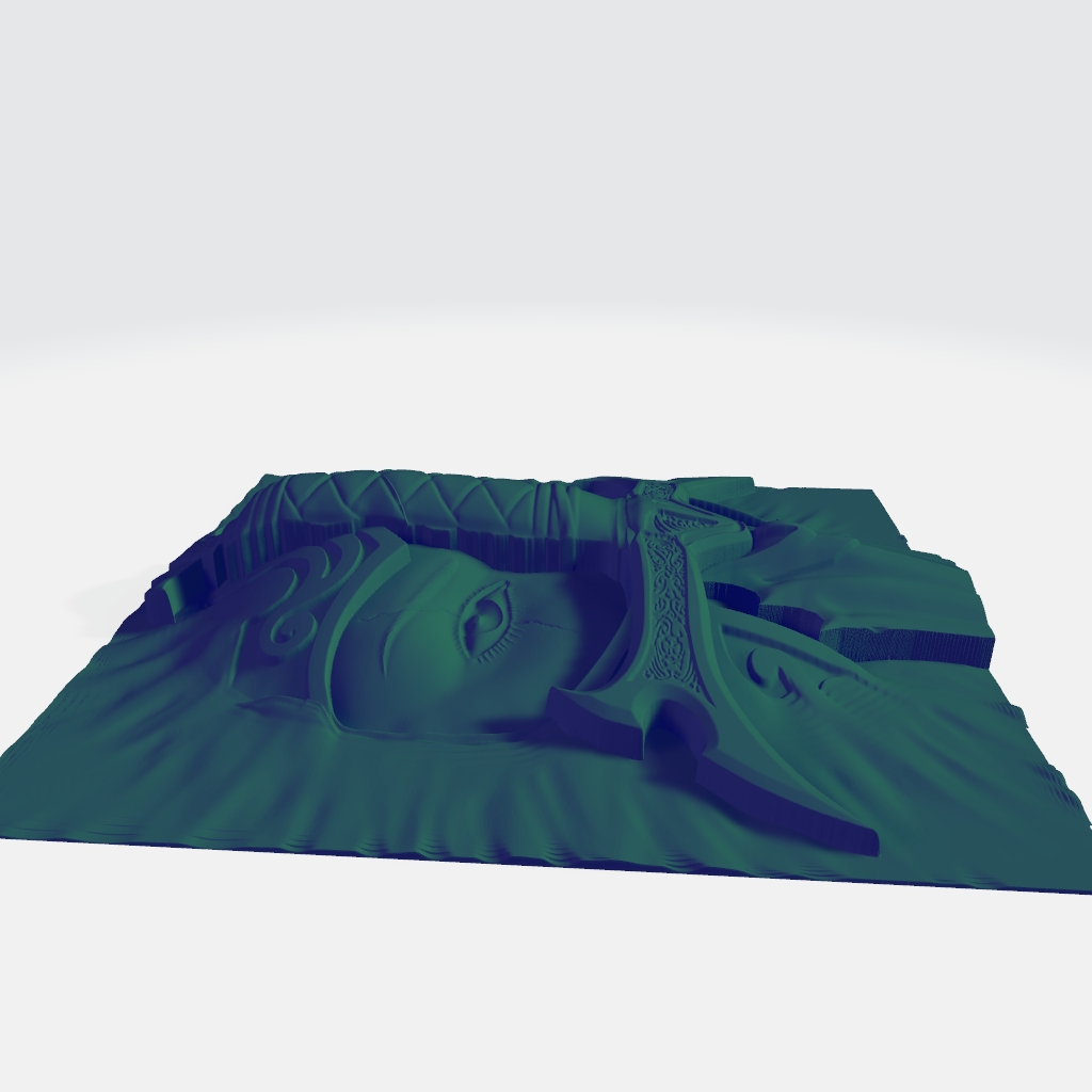 Crusader Christ Cross CNC STL file preview 2