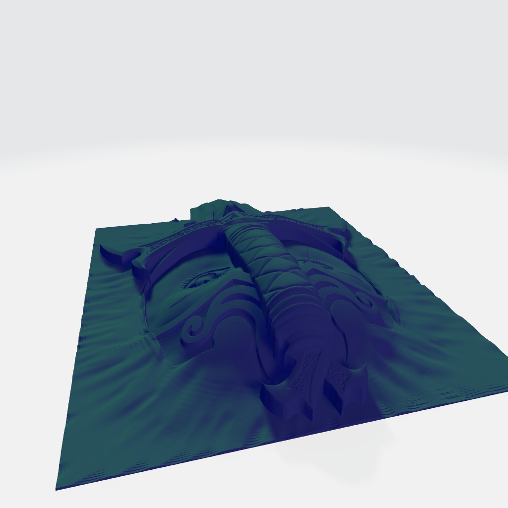 Crusader Christ Cross CNC STL file preview 3