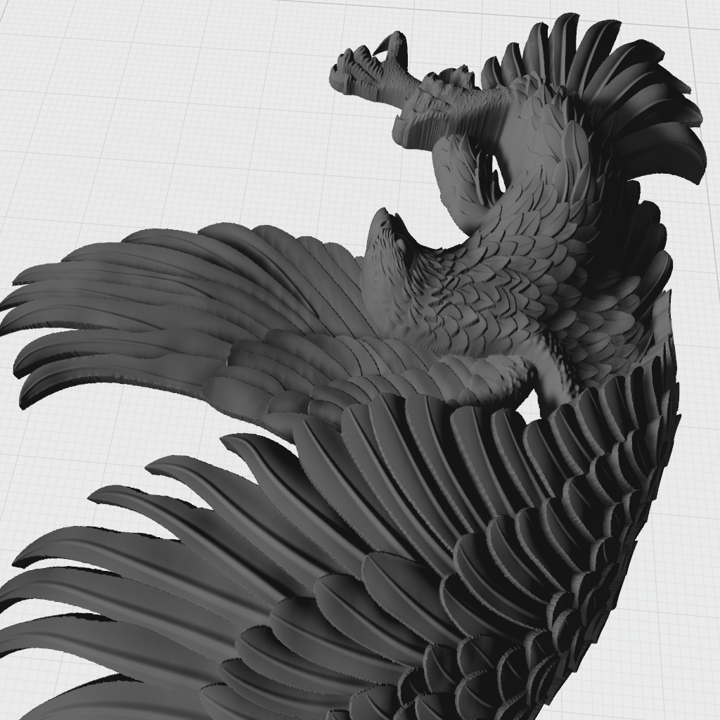 Eagle Clear CNC STL file preview 4