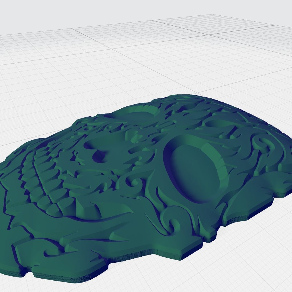 Faces Skull Cranium Gothic Anatomy CNC STL Model 01 CNC STL file preview 3