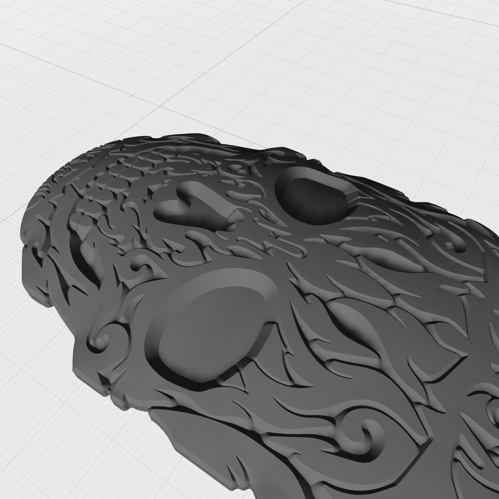 Faces Skull Cranium Gothic Anatomy CNC STL Model 01 CNC STL file preview 4