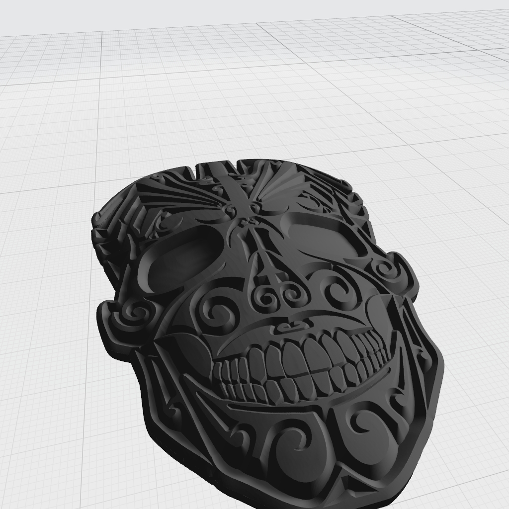 Faces Skull Cranium Gothic Anatomy CNC STL Model 02 CNC STL file preview