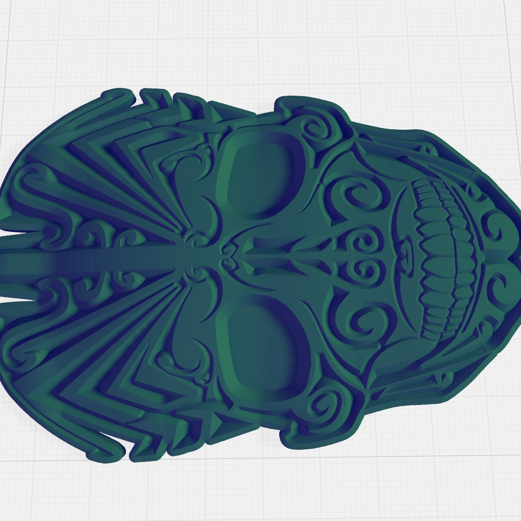 Faces Skull Cranium Gothic Anatomy CNC STL Model 02 CNC STL file preview 3