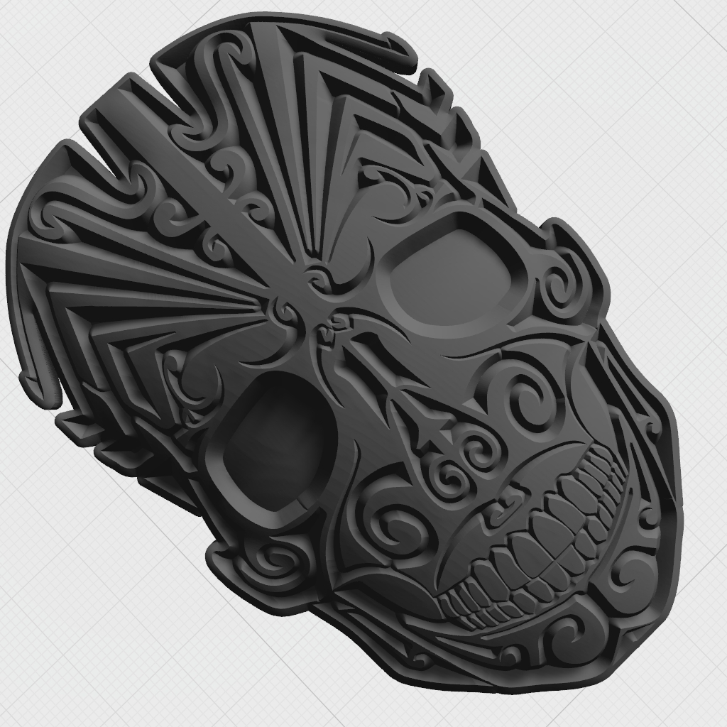 Faces Skull Cranium Gothic Anatomy CNC STL Model 02 CNC STL file preview 4
