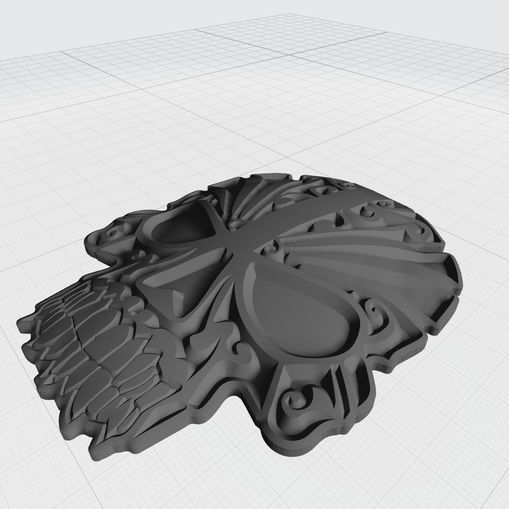 Faces Skull Cranium Gothic Anatomy CNC STL Model 03 CNC STL file preview 3