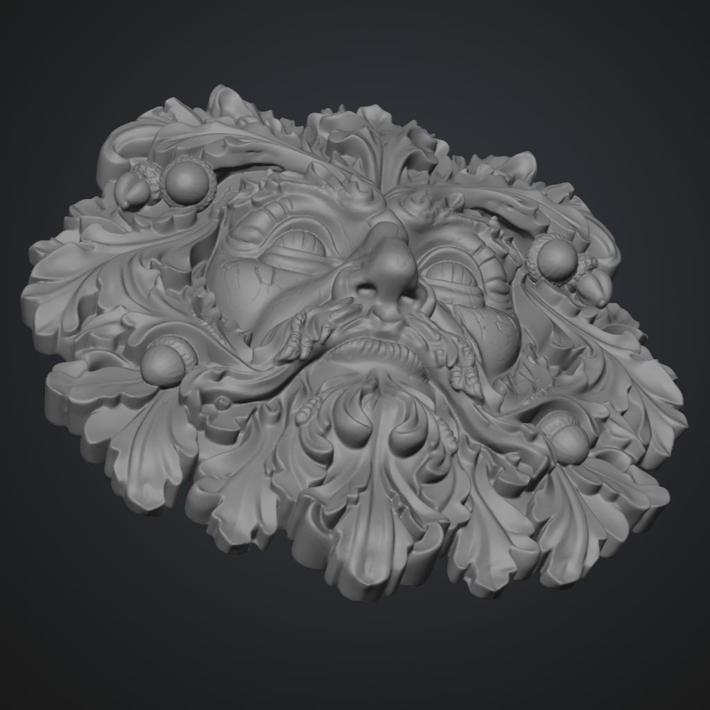 Forest Man Gnarly CNC STL file preview 3