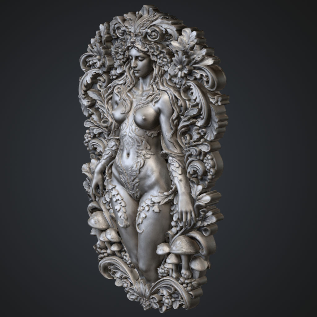 Grand Protector Magic Mushroom CNC STL file preview 4
