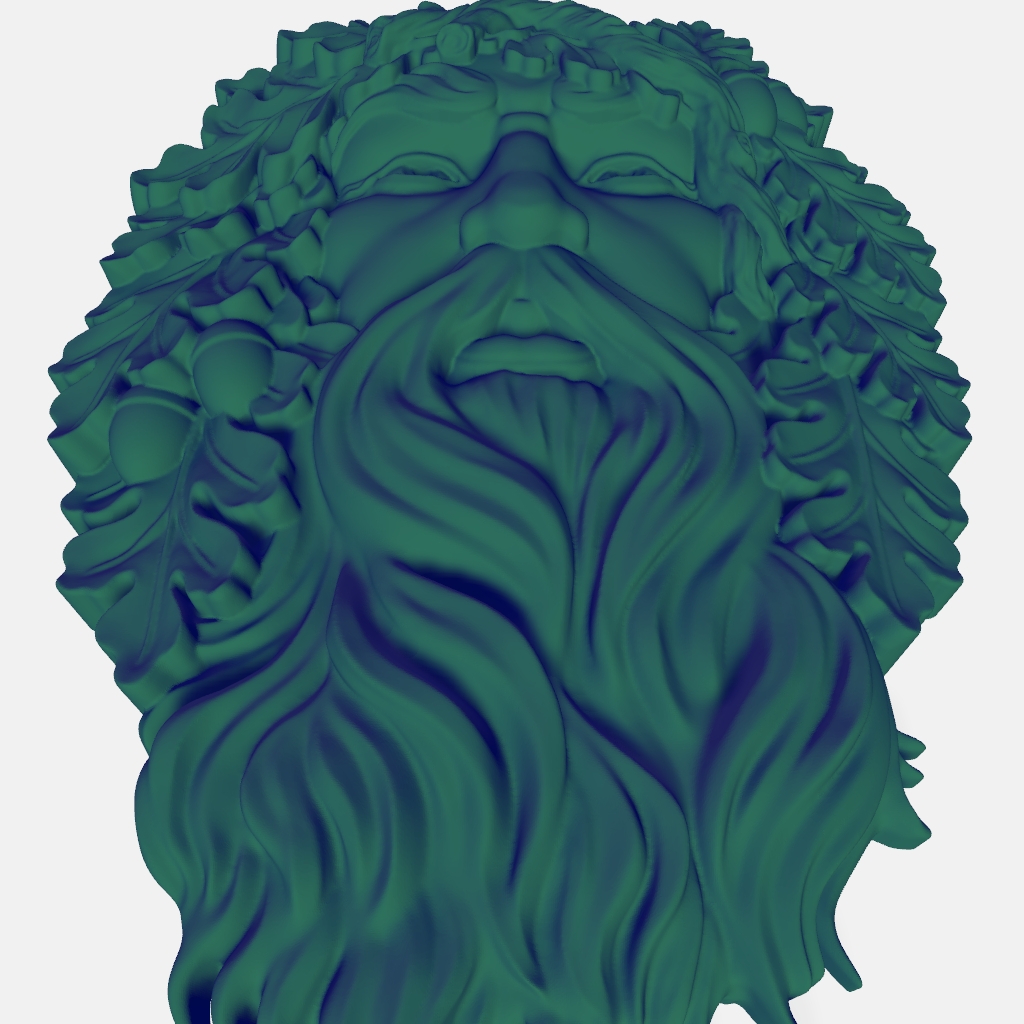 Greenman King CNC STL file preview