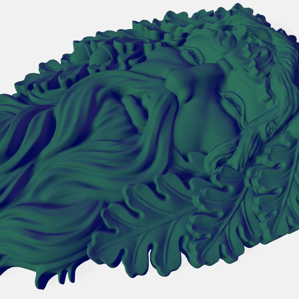 Greenman King CNC STL file preview 2