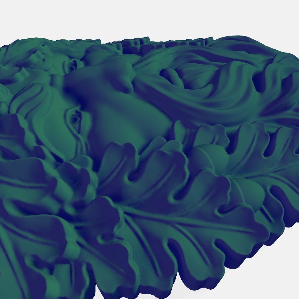 Greenman King CNC STL file preview 3