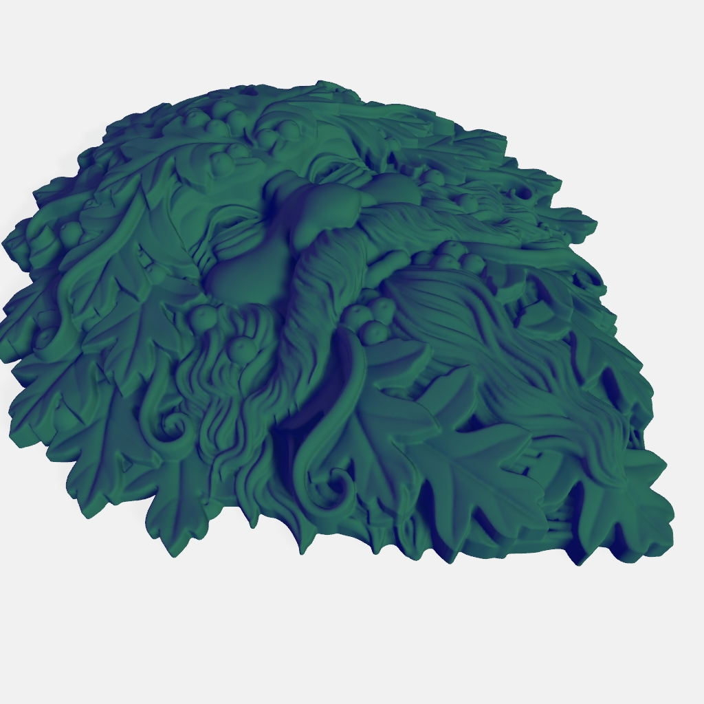 Greenman Lord CNC STL file preview 2