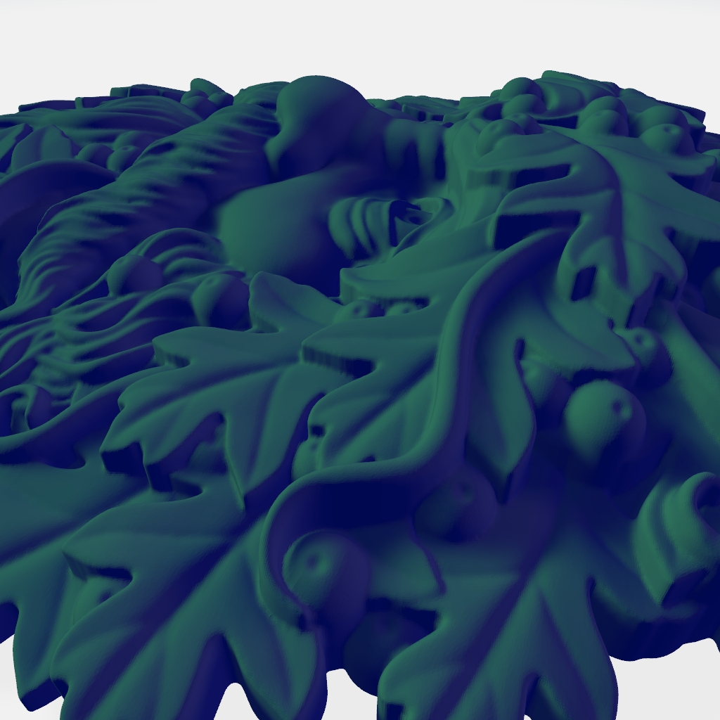 Greenman Lord CNC STL file preview 3