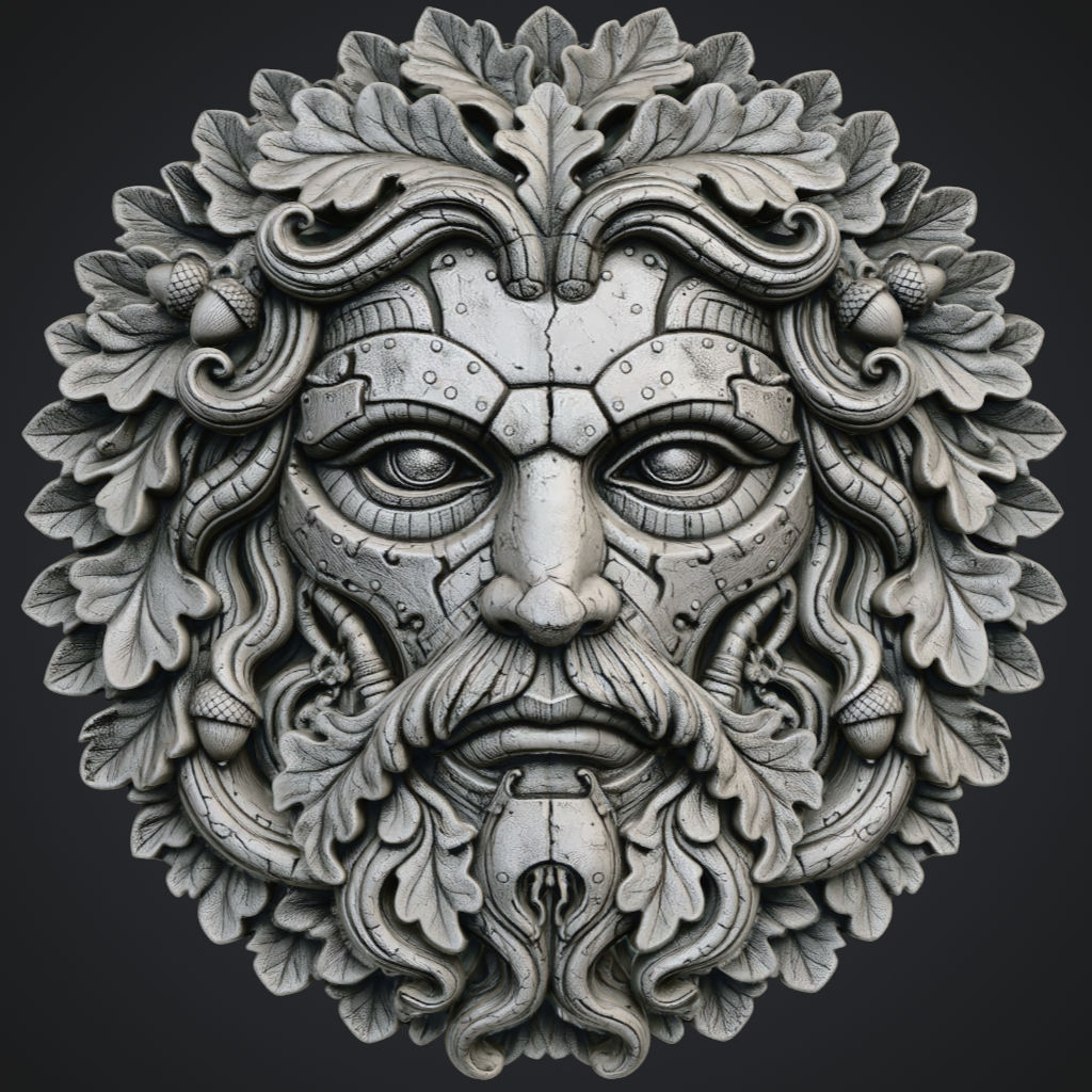 Greenman Meccano CNC STL file preview