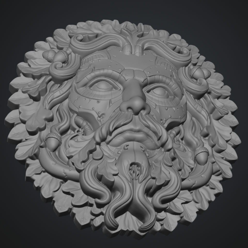 Greenman Meccano CNC STL file preview 4