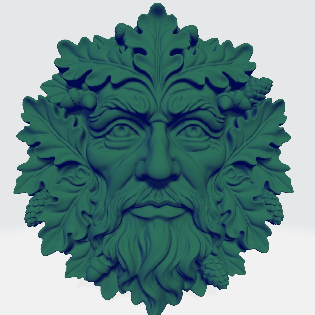Greenman Simple CNC STL file preview