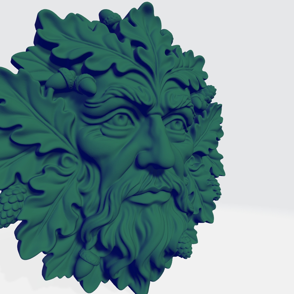 Greenman Simple CNC STL file preview 2
