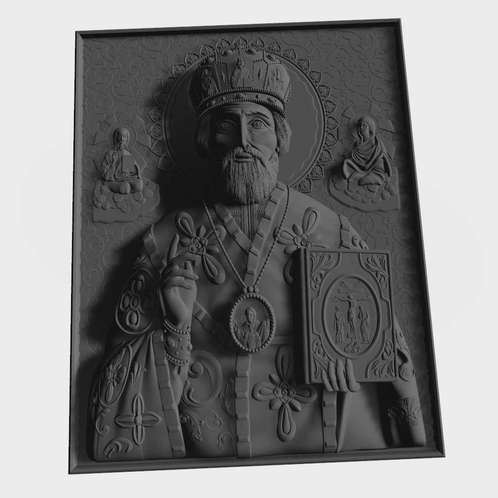 Holy Man CNC Model CNC STL file preview