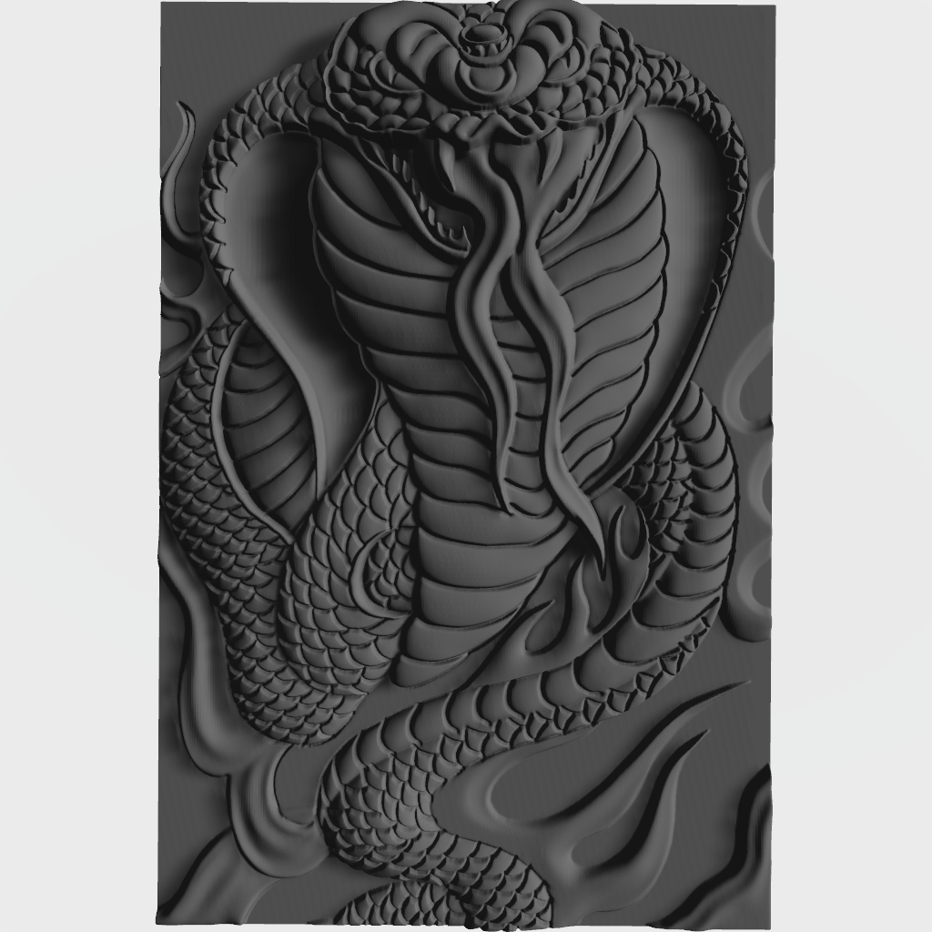 King Cobra CNC Model CNC STL file preview