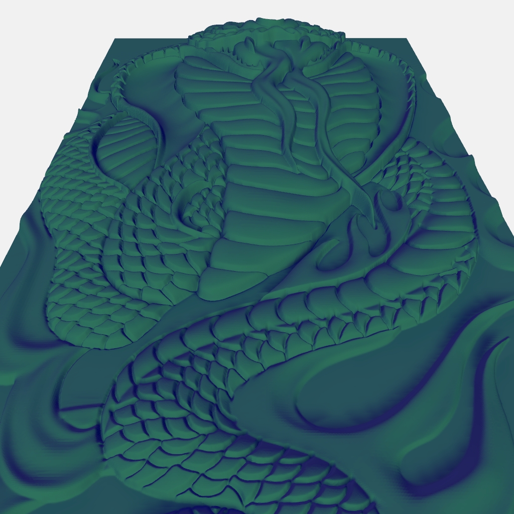 King Cobra CNC Model CNC STL file preview 3