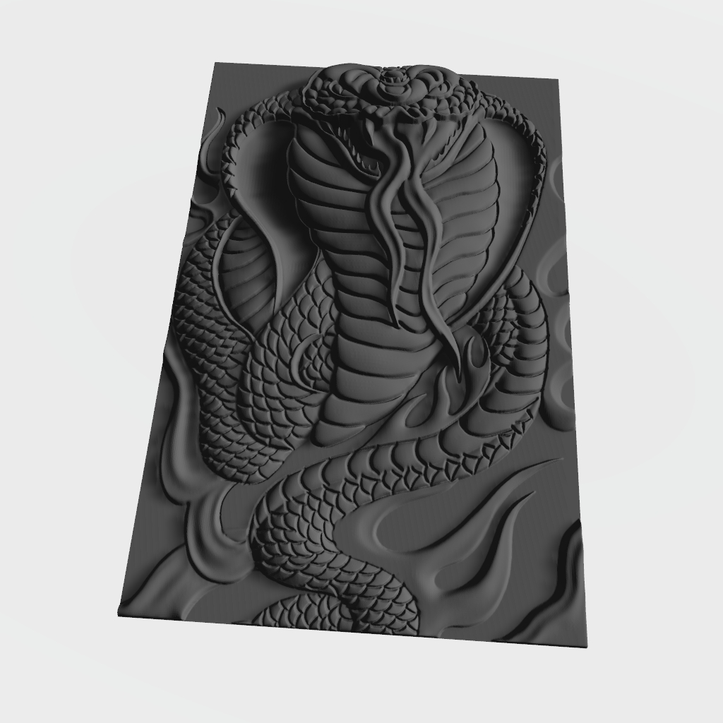 King Cobra CNC Model CNC STL file preview 4