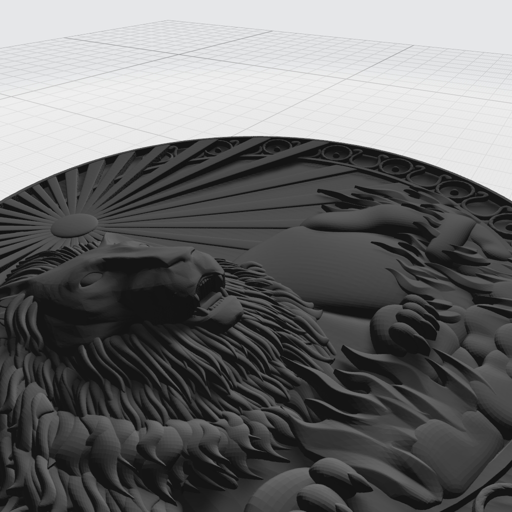 Lion Leo Astrology CNC STL Model CNC STL file preview 4