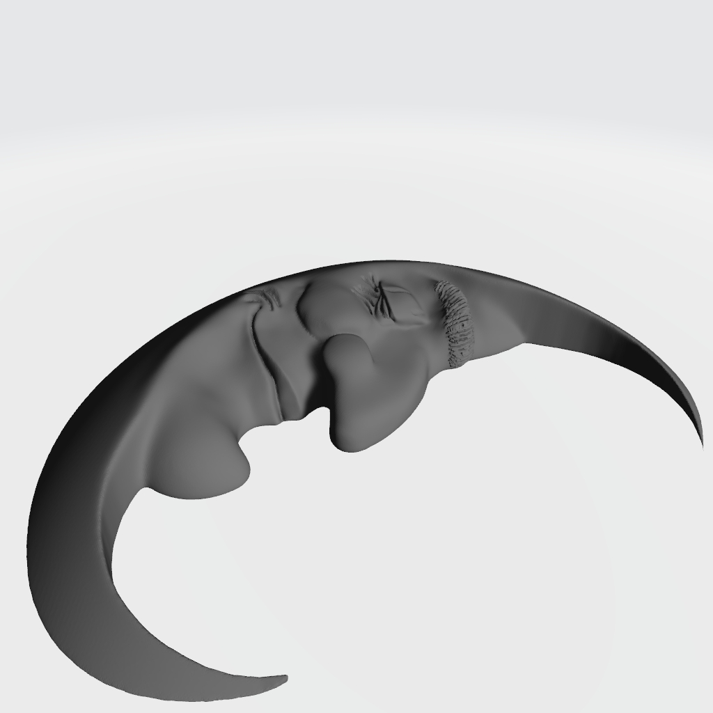Man In Moon CNC STL file preview 4