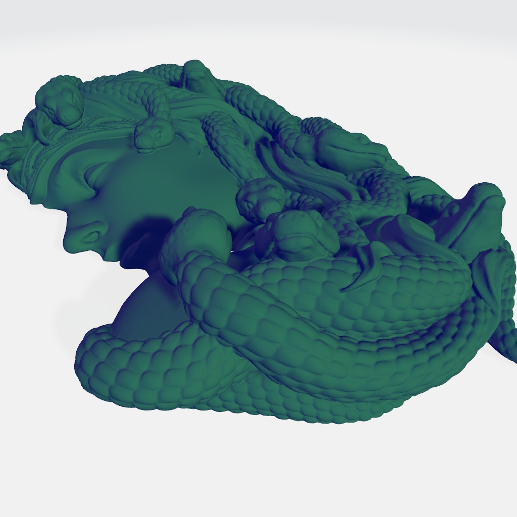 Medusa CNC STL file preview 3