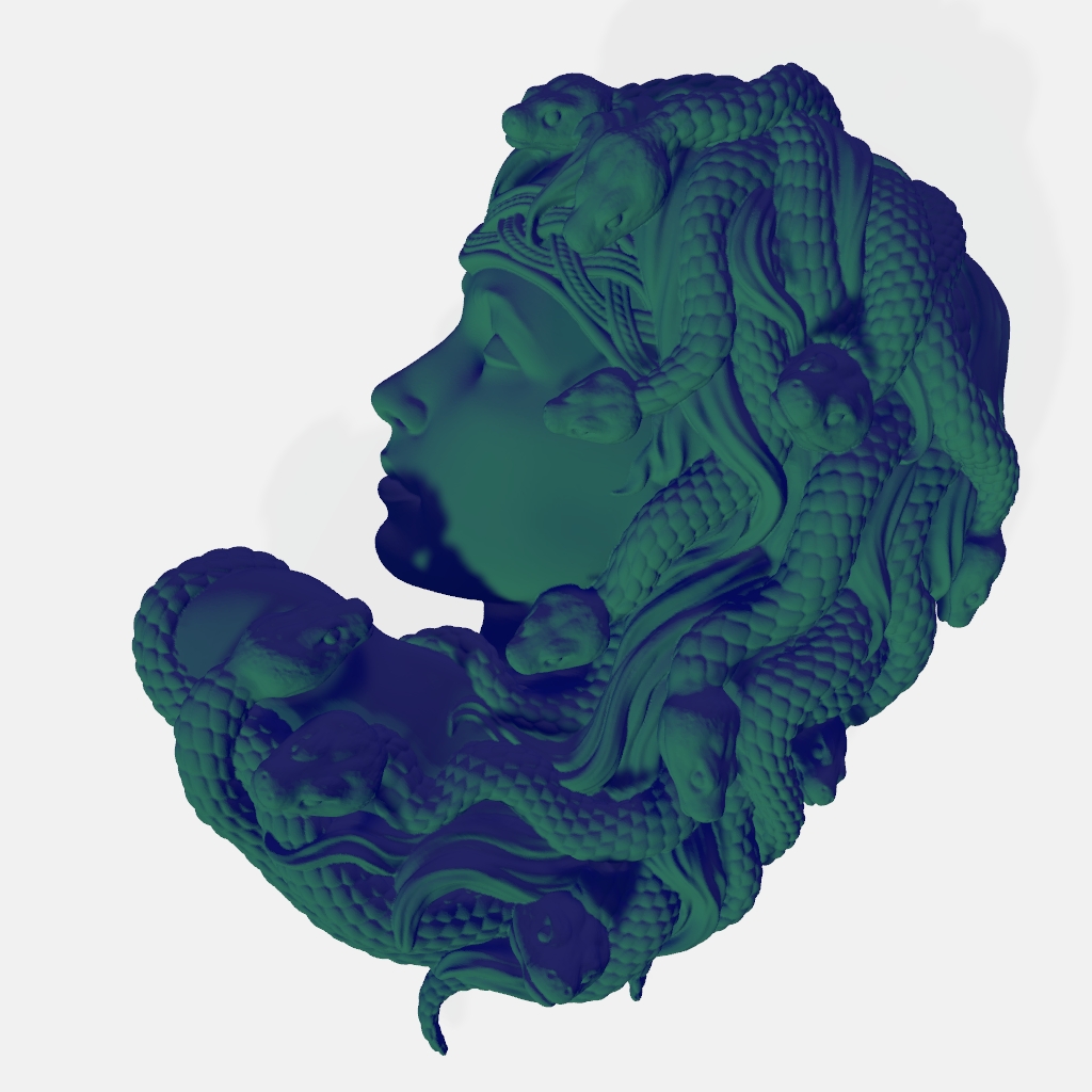 Medusa CNC STL file preview 4