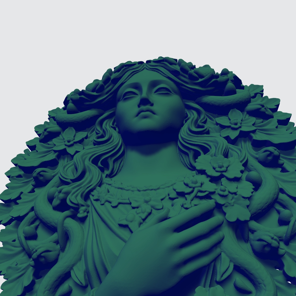 Medusa Greenman Serenity CNC STL file preview 2