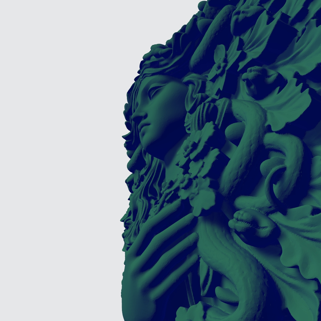 Medusa Greenman Serenity CNC STL file preview 3