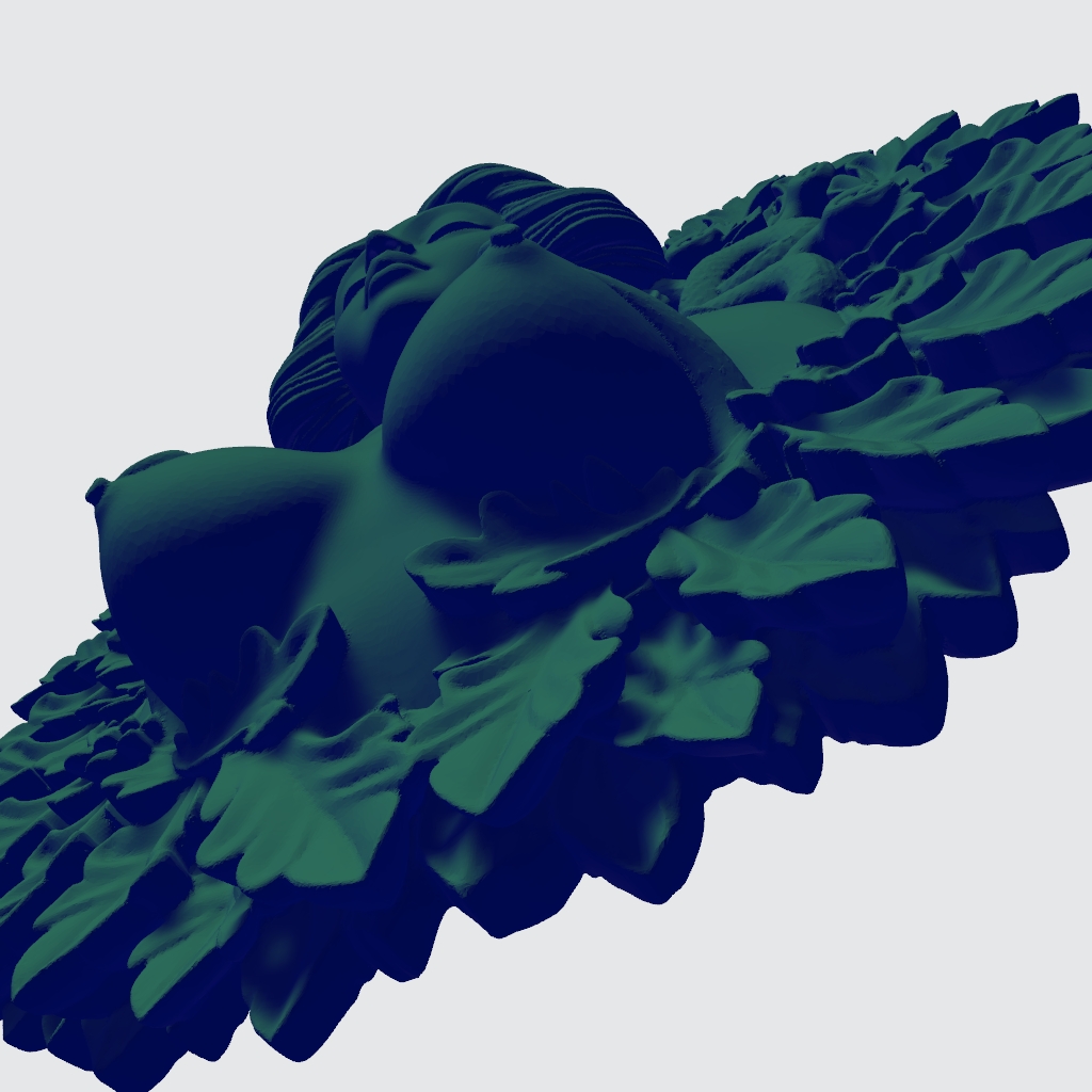 Medusa Nude 3d Model CNC STL file preview 4
