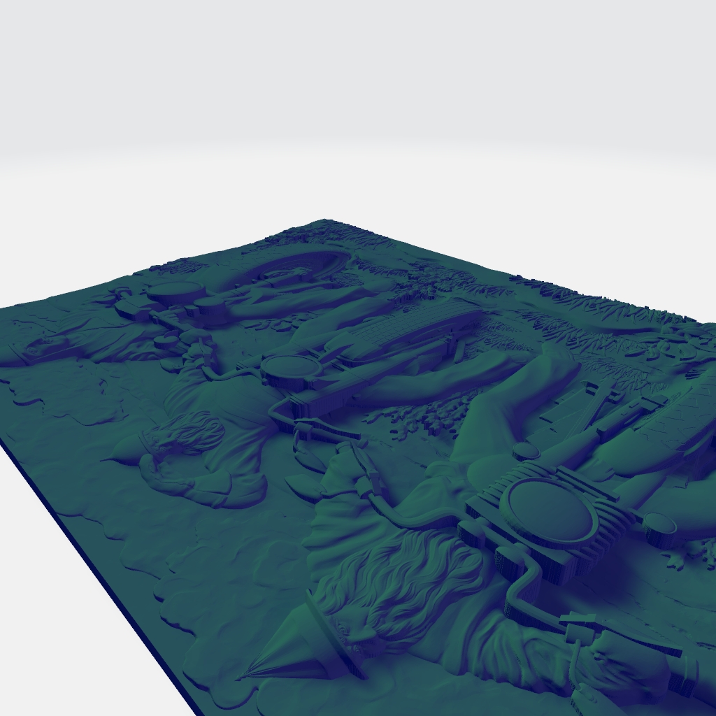 Motorcycle Rider Gang Harley Motorbike CNC STL file preview 3