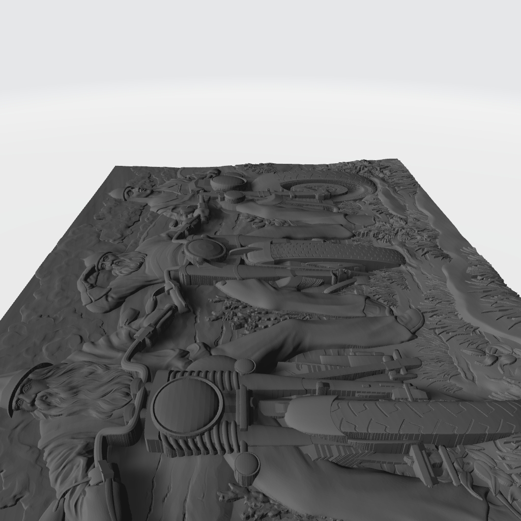 Motorcycle Rider Gang Harley Motorbike CNC STL file preview 4