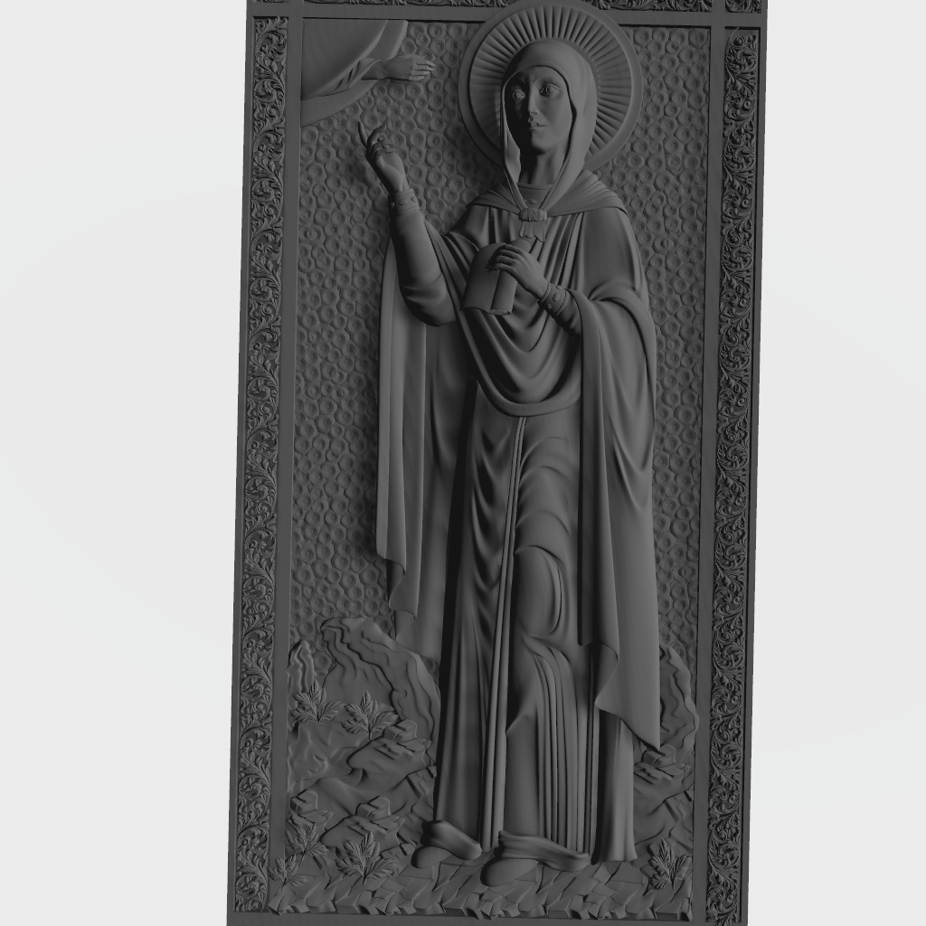 Natalia Model CNC STL file preview